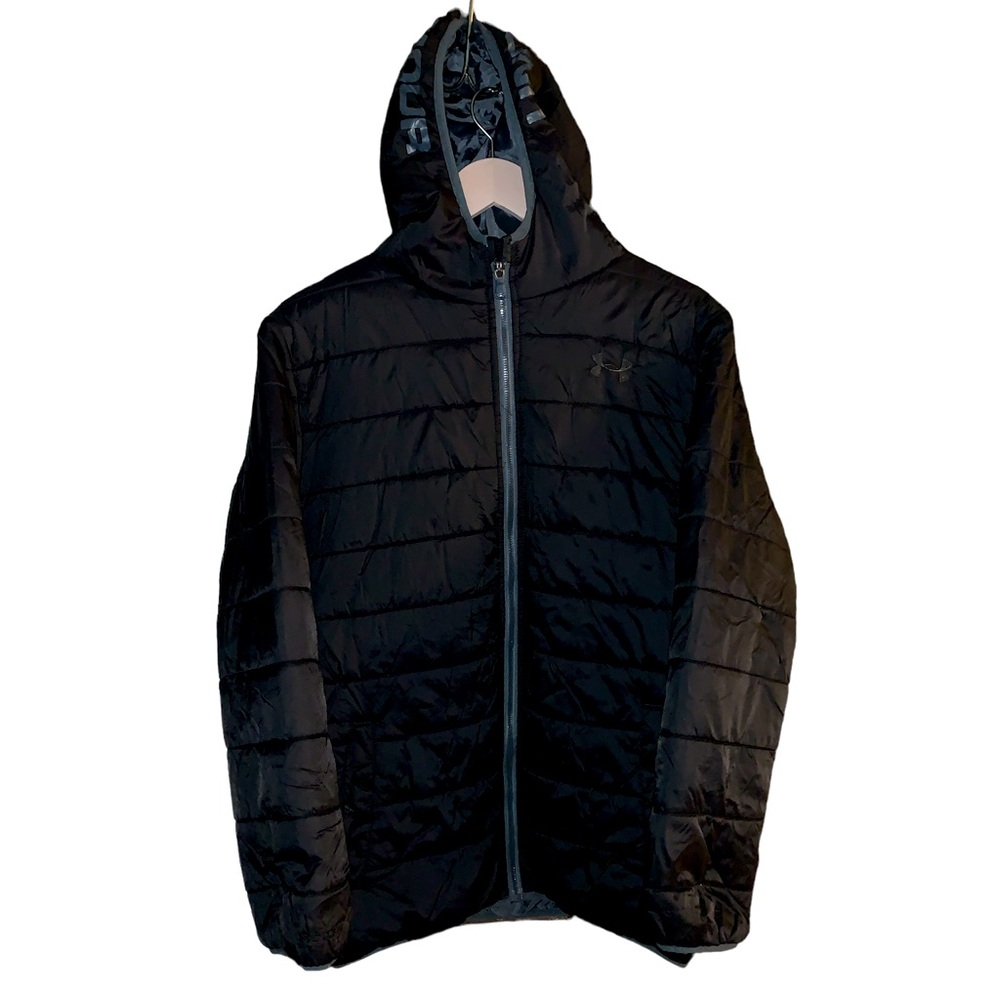 Under Armour Puffer jacket youth boys XL Blue